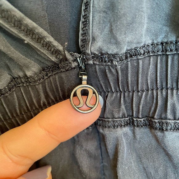 Lululemon Dark Grey HEAT THE STREET Open Back Romper Onesie - Picture 11 of 17